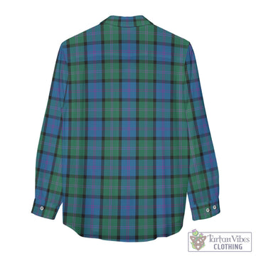 MacThomas (McThomas) Tartan Women's Casual Shirt with Family Crest