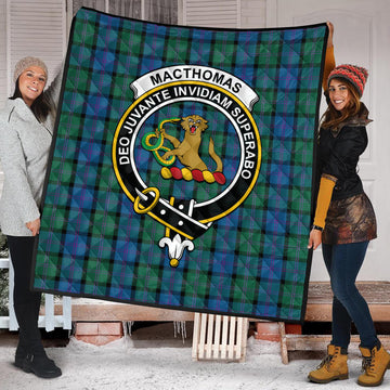 MacThomas (McThomas) Tartan Quilt with Family Crest - Tartan Vibes Clothing