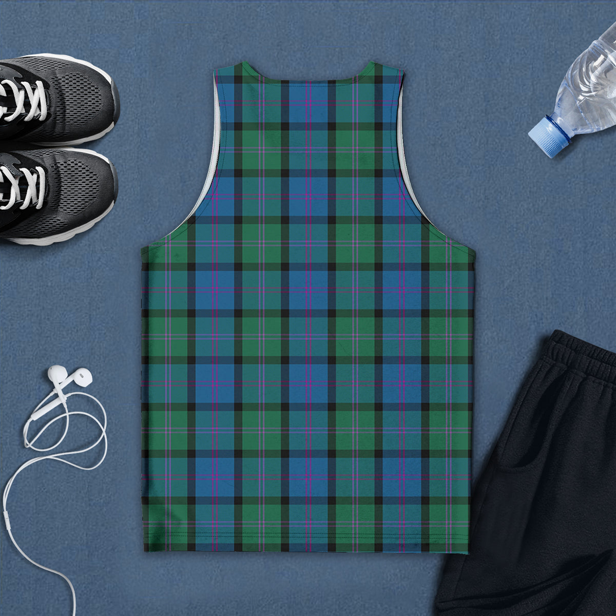 MacThomas (McThomas) Tartan Mens Tank Top with Family Crest - Tartan Vibes Clothing