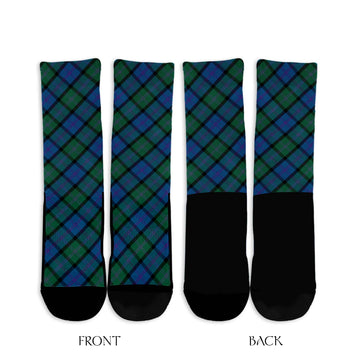 MacThomas (McThomas) Tartan Crew Socks Cross Style - Tartan Vibes Clothing