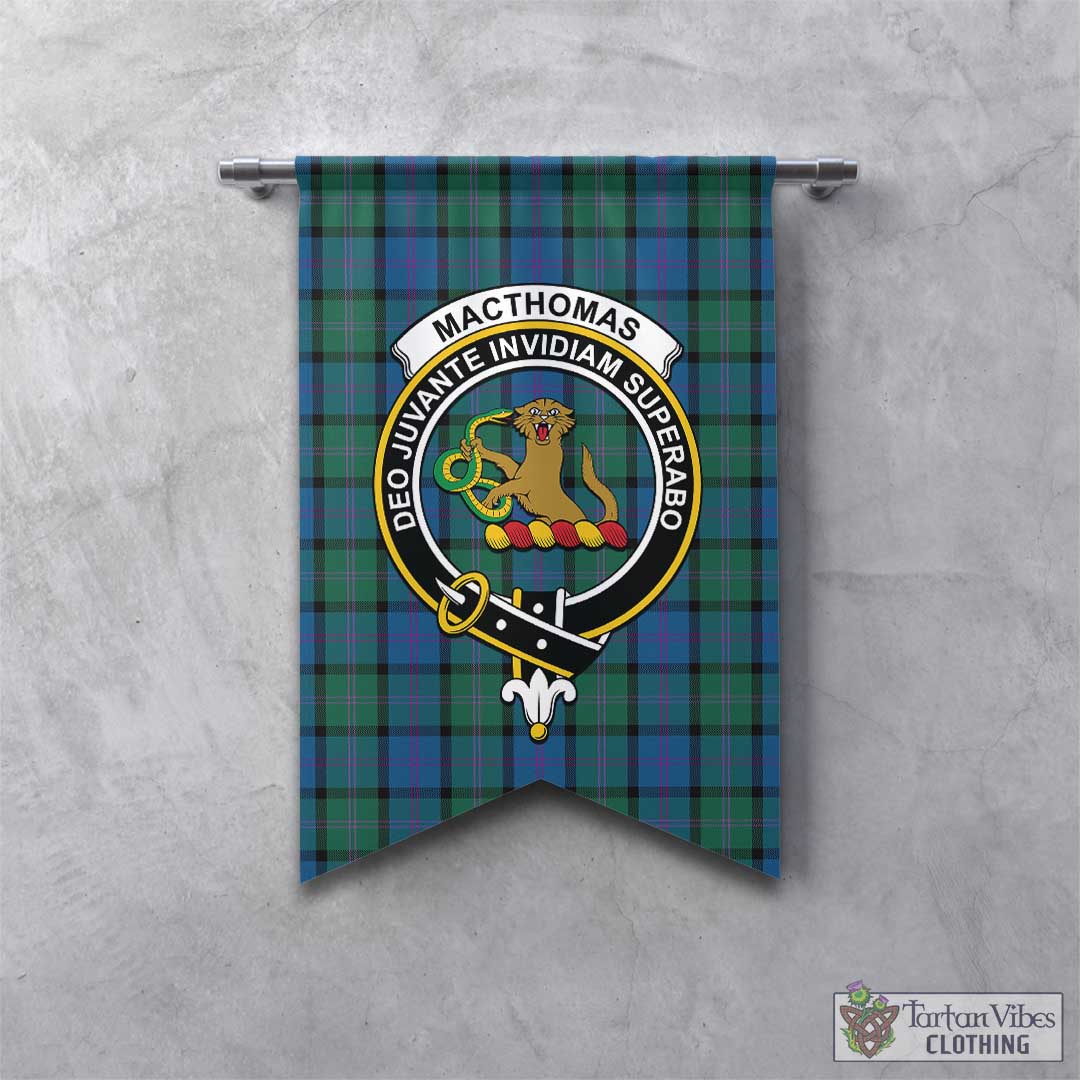 MacThomas (McThomas) Tartan Gonfalon, Tartan Banner with Family Crest - Tartan Vibes Clothing