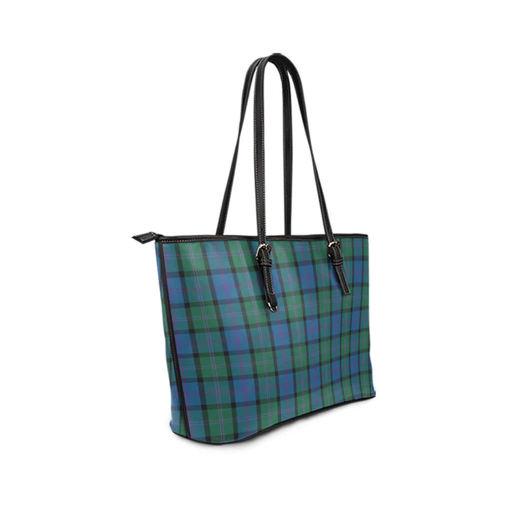 MacThomas (McThomas) Tartan Leather Tote Bag - Tartan Vibes Clothing