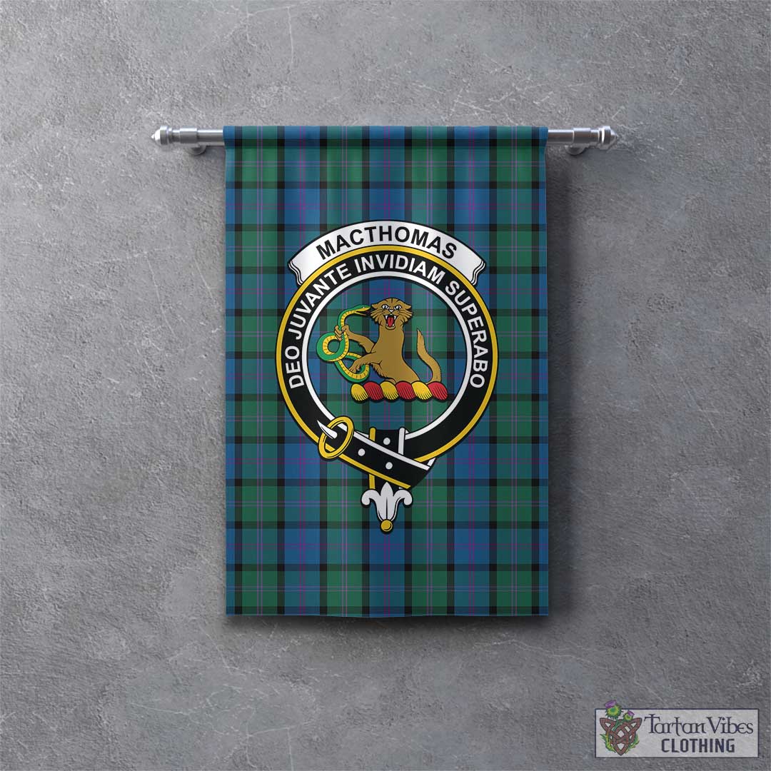 MacThomas (McThomas) Tartan Gonfalon, Tartan Banner with Family Crest - Tartan Vibes Clothing