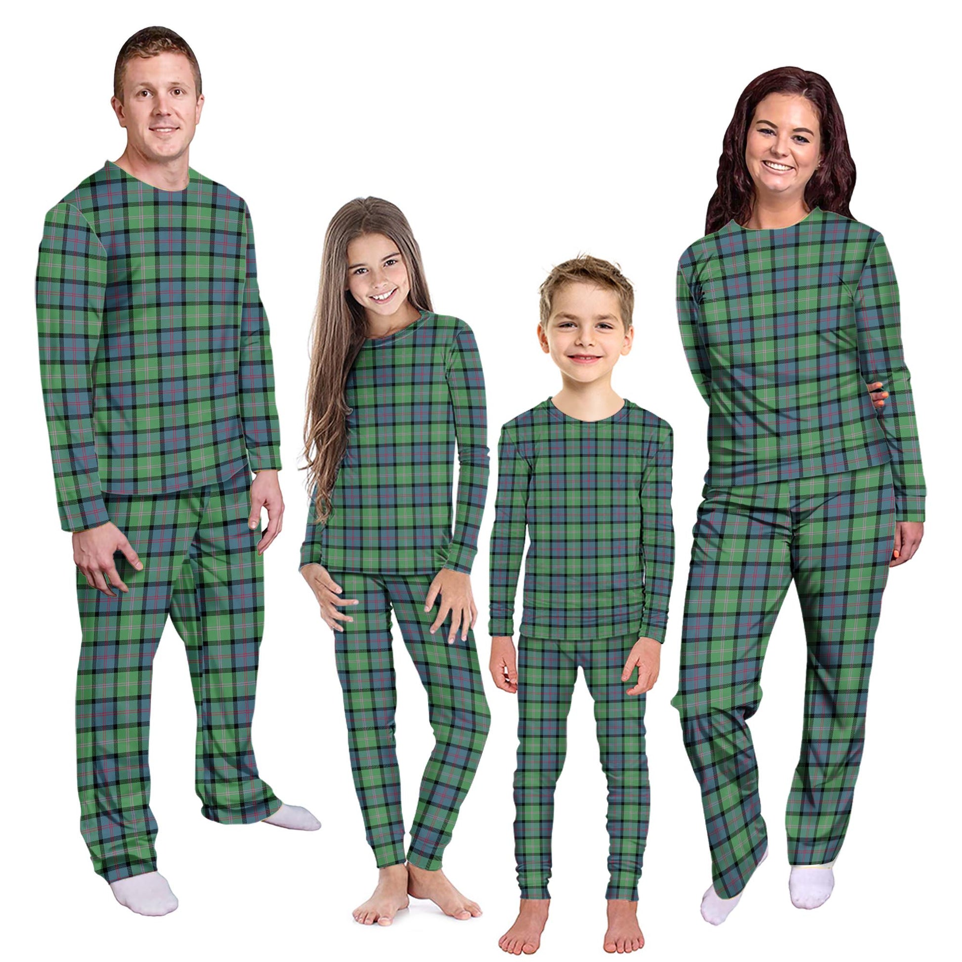 MacThomas Ancient Tartan Pajamas Family Set Kid - Tartan Vibes Clothing