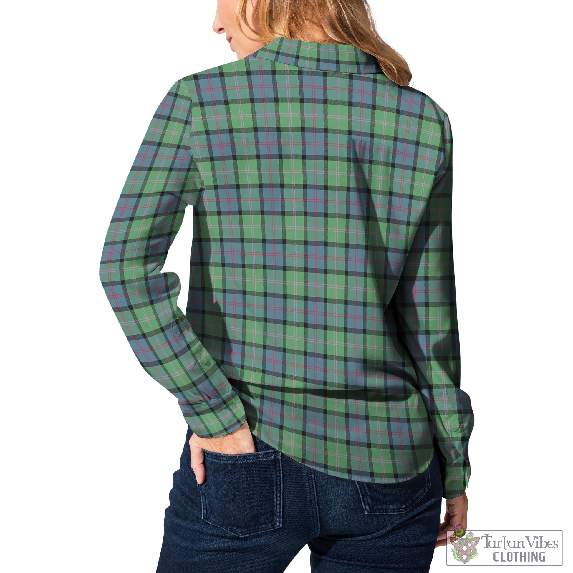 MacThomas Ancient Tartan Womens Casual Shirt