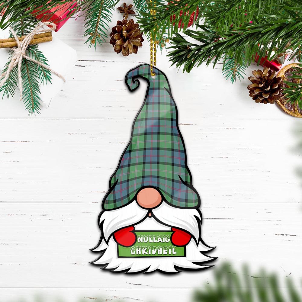 MacThomas Ancient Gnome Christmas Ornament with His Tartan Christmas Hat - Tartan Vibes Clothing