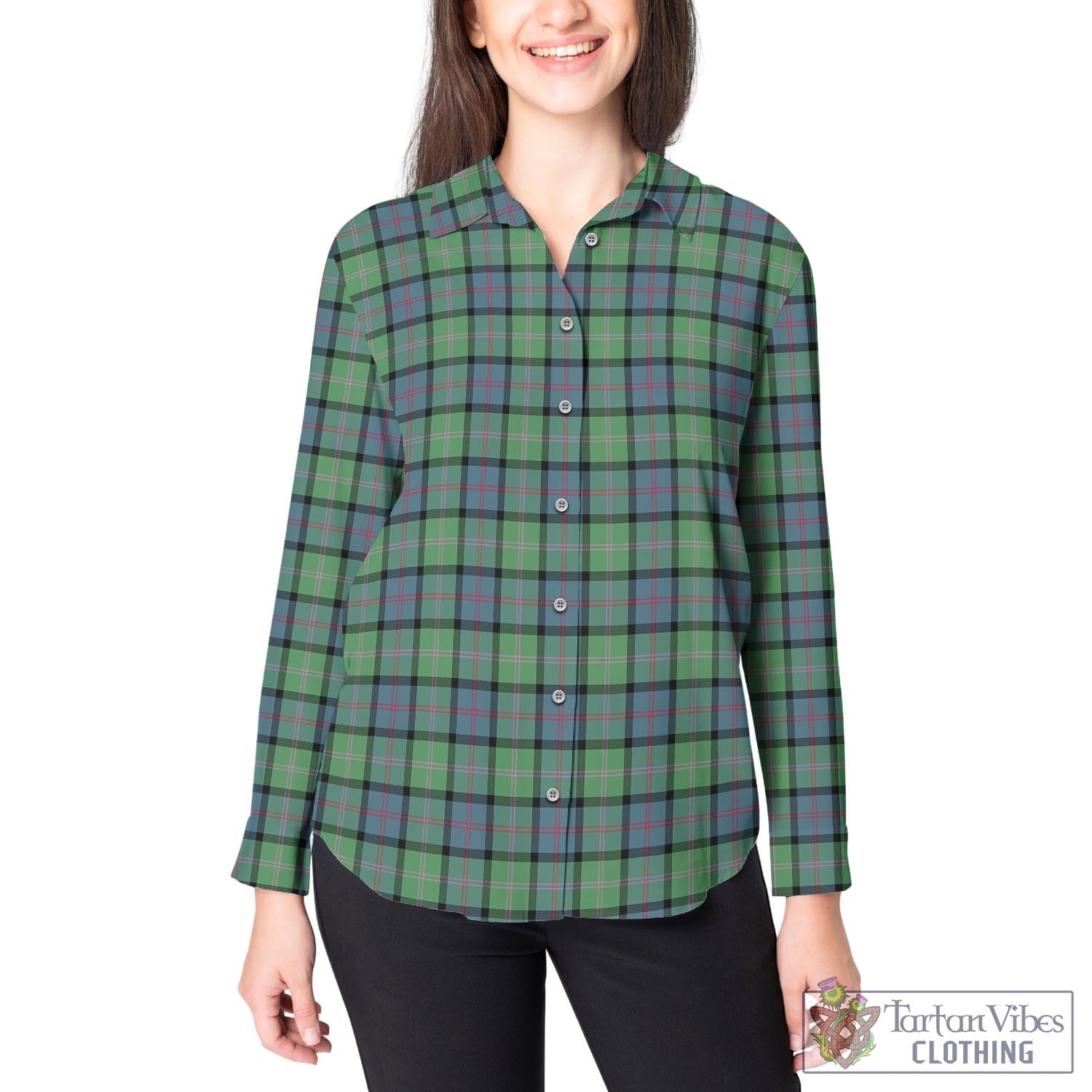 MacThomas Ancient Tartan Womens Casual Shirt