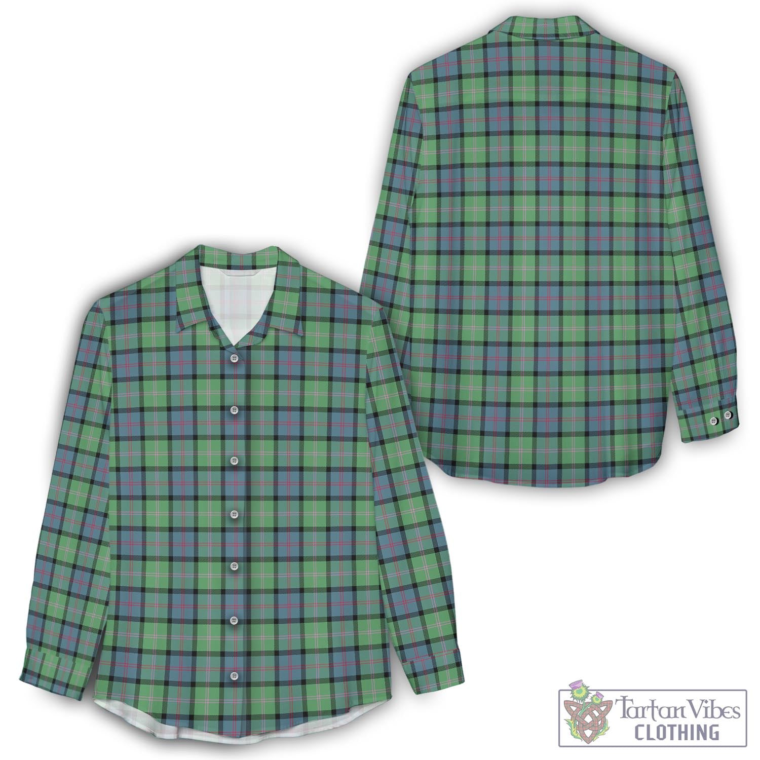 MacThomas Ancient Tartan Womens Casual Shirt