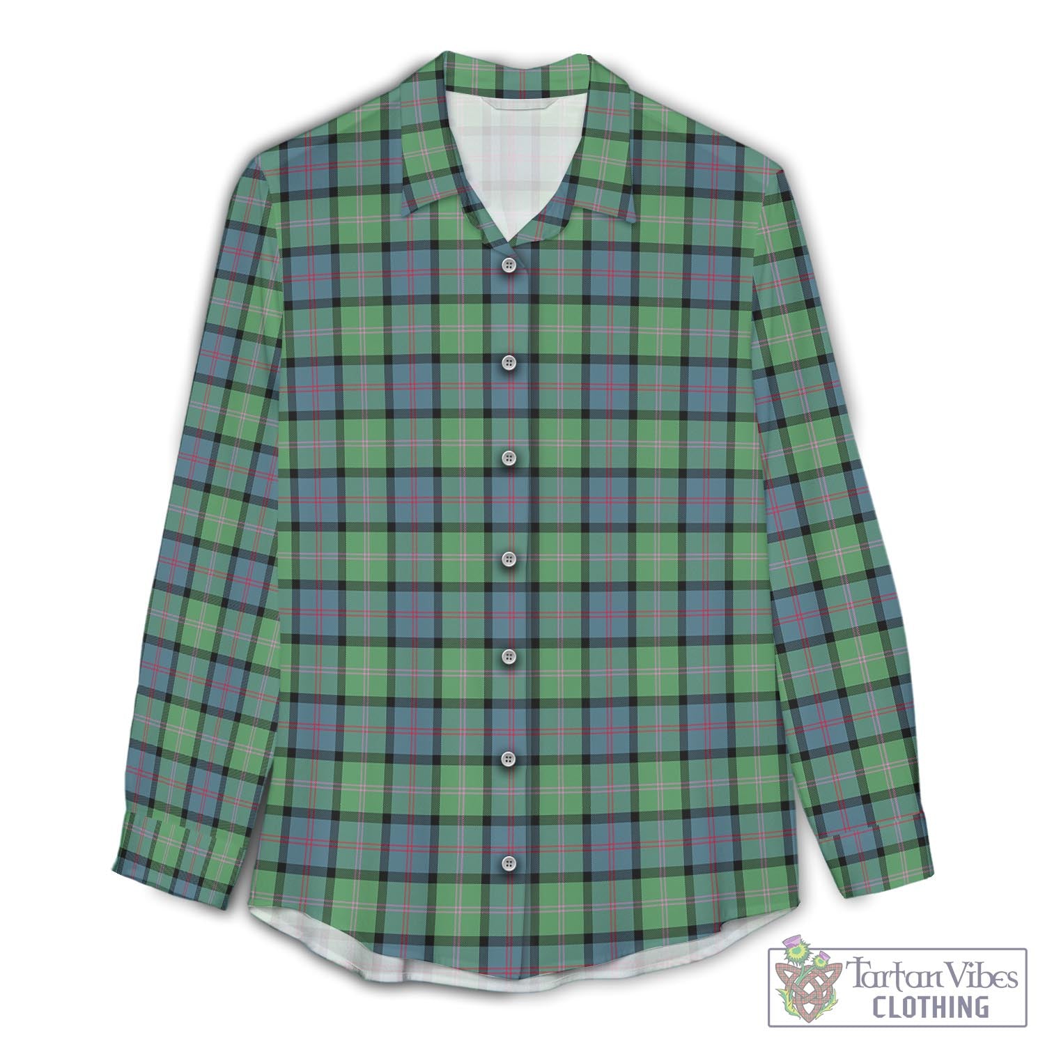 MacThomas Ancient Tartan Womens Casual Shirt