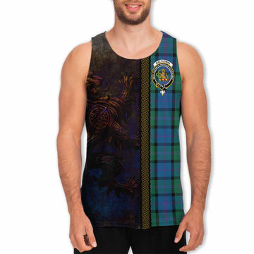 MacThomas (McThomas) Tartan Family Crest Men's Tank Top Alba Gu Brath Be Brave Lion Ancient Style Men - Tartan Vibes Clothing