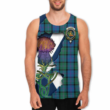 MacThomas (McThomas) Tartan Family Crest Men's Tank Top Scottish Thistle Celtic Inspired Men - Tartan Vibes Clothing