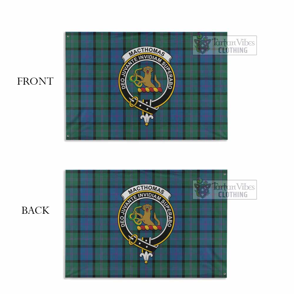 MacThomas (McThomas) Tartan House Flag with Family Crest - Tartan Vibes Clothing