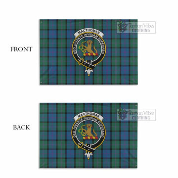 MacThomas (McThomas) Tartan House Flag with Family Crest - Tartan Vibes Clothing