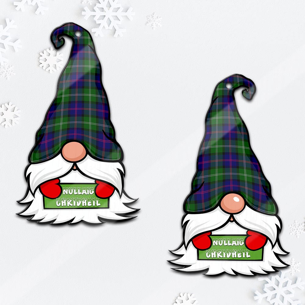 MacThomas Modern Gnome Christmas Ornament with His Tartan Christmas Hat - Tartan Vibes Clothing