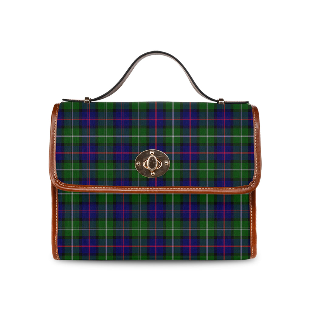 macthomas-modern-tartan-leather-strap-waterproof-canvas-bag