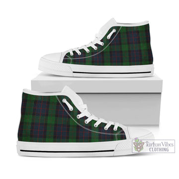 MacWilliam (McWilliam) Tartan High Top Shoes Kid High Top - White Sole - Tartan Vibes Clothing