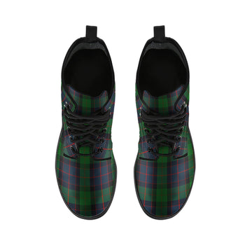 MacWilliam (McWilliam) Tartan Leather Boots - Tartan Vibes Clothing