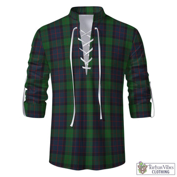 MacWilliam (McWilliam) Tartan Men's Scottish Traditional Jacobite Ghillie Kilt Shirt - Tartan Vibes Clothing