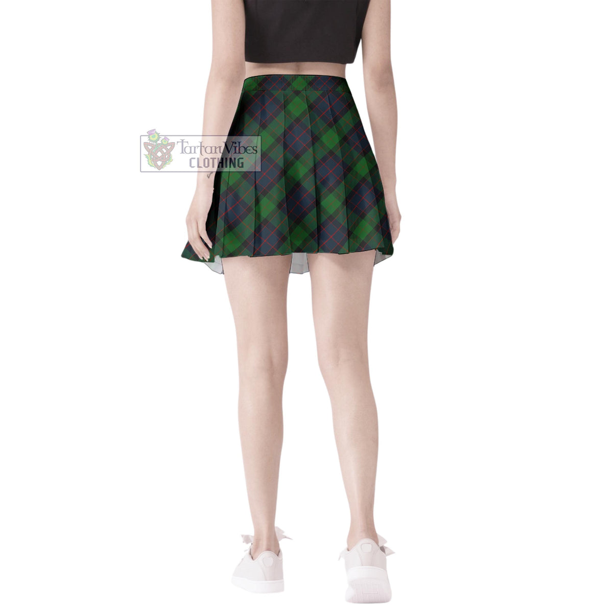 MacWilliam (McWilliam) Tartan Women's Plated Mini Skirt Cross Style - Tartan Vibes Clothing