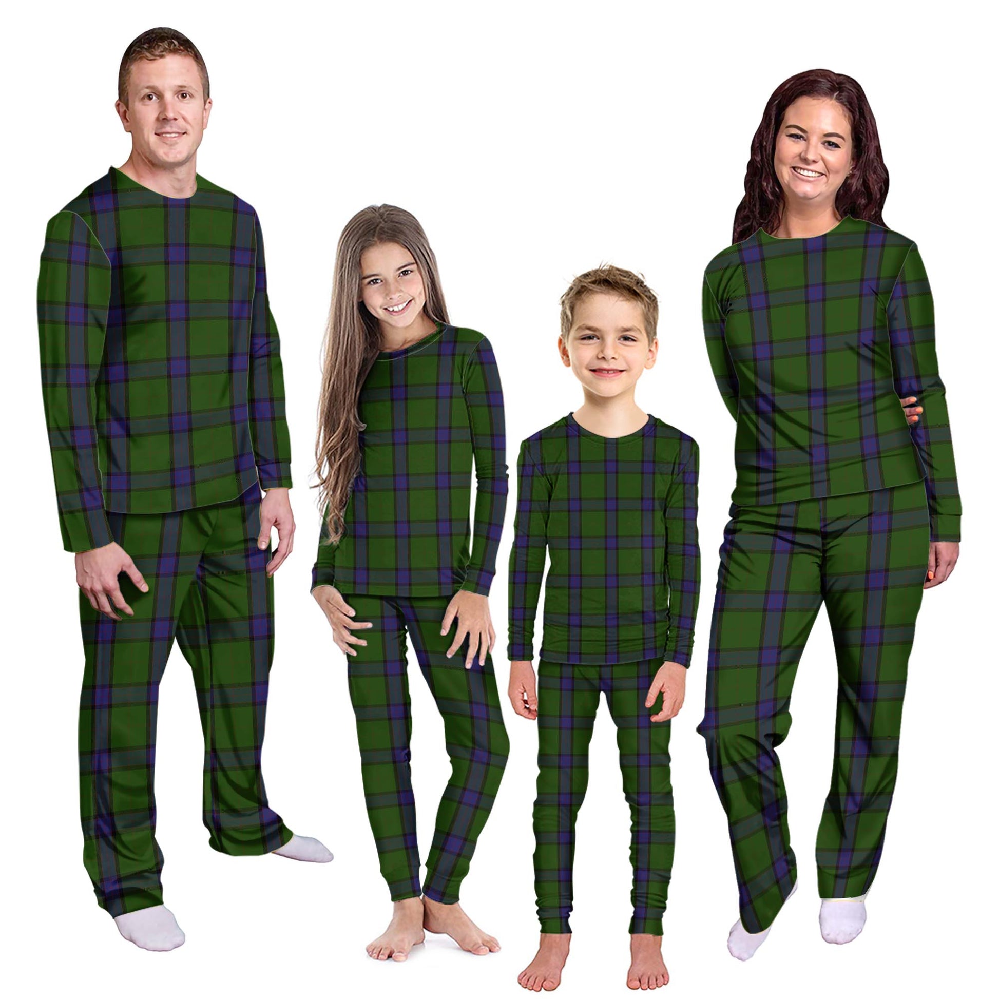 MacWilliam Hunting Tartan Pajamas Family Set Kid - Tartan Vibes Clothing