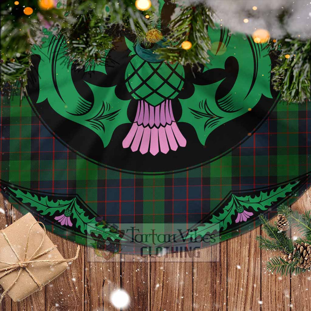 MacWilliam (McWilliam) Tartan Christmas Tree Skirt Scottish Thistle Style - Tartan Vibes Clothing