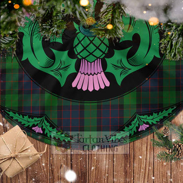MacWilliam (McWilliam) Tartan Christmas Tree Skirt Scottish Thistle Style - Tartan Vibes Clothing