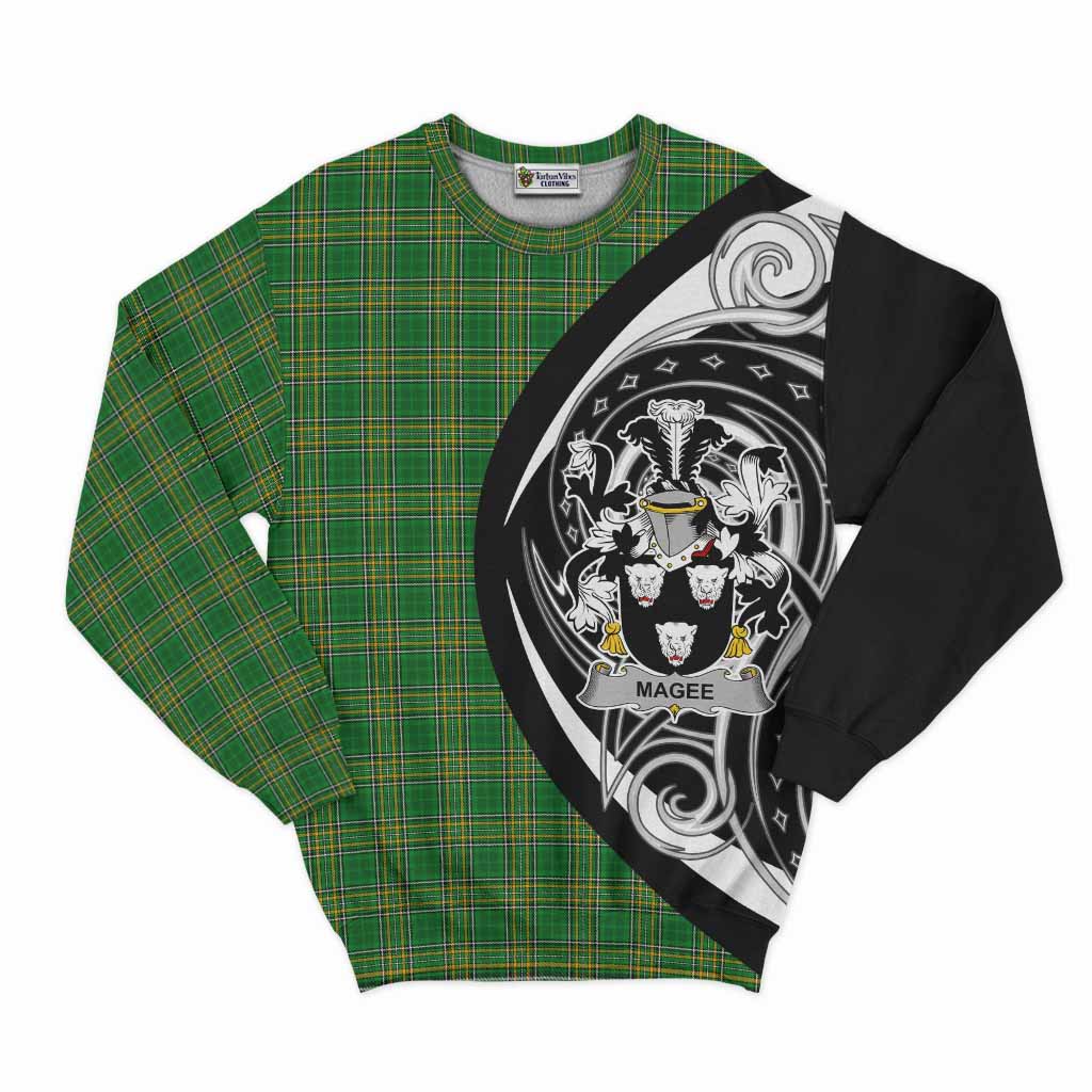 Magee Irish Clan Sweatshirt Celtic Circle Style Unisex - Tartan Vibes Clothing