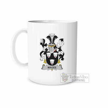 Magee Irish Clan Coat of Arms Ceramic Mug