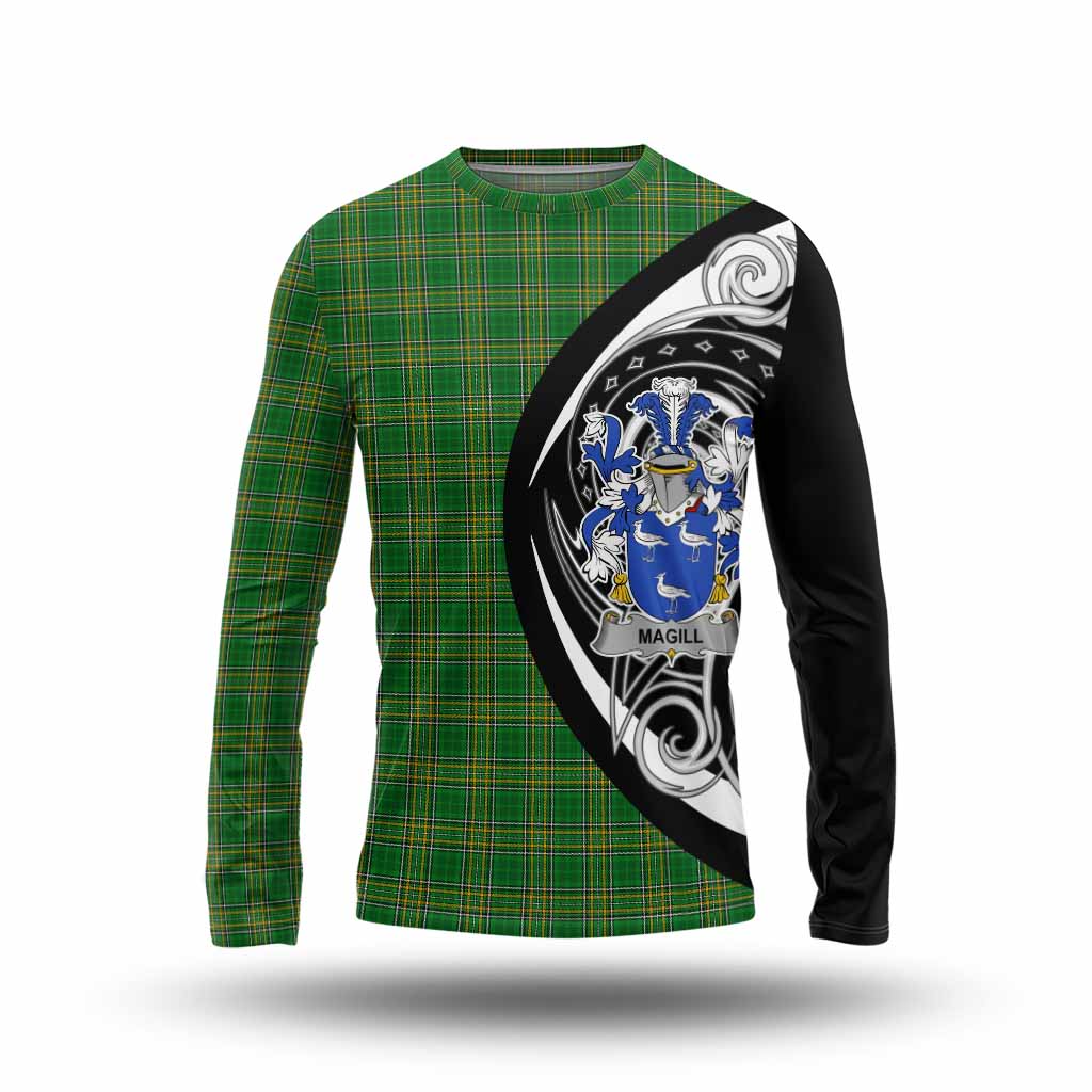 Magill Irish Clan Long Sleeve T-Shirt Celtic Circle Style Unisex - Tartan Vibes Clothing