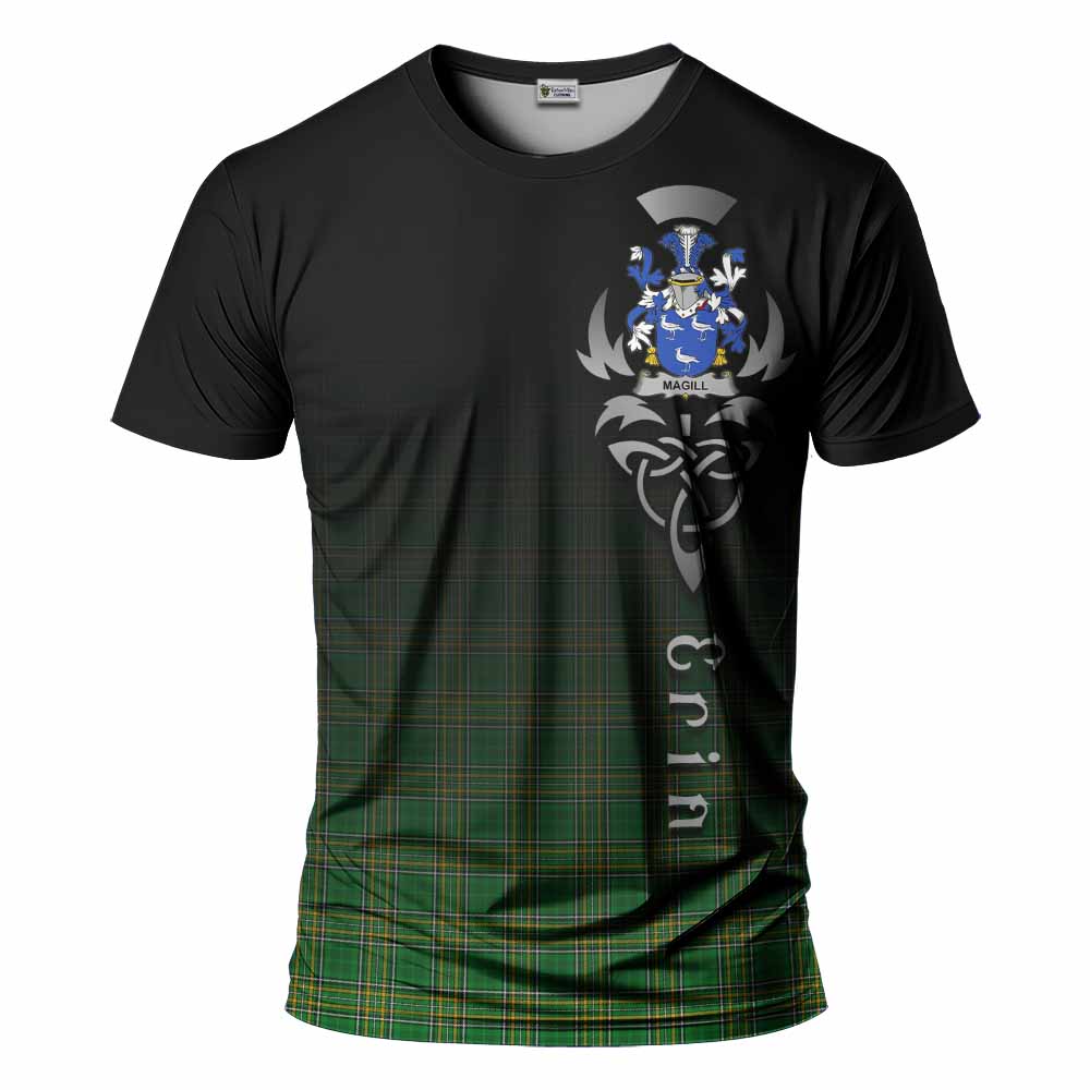 Magill Irish Clan T-Shirt with Coat of Arms Erin Go Bragh Celtic Inspired Kid's Shirt - Tartan Vibes Clothing