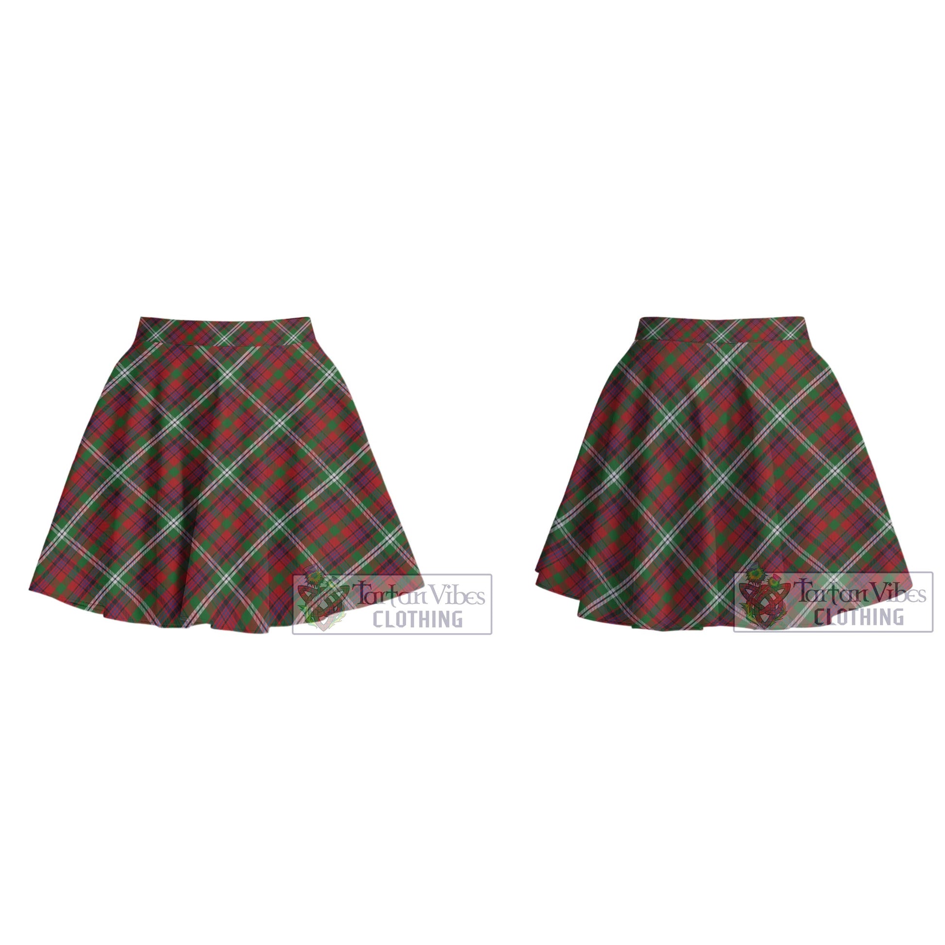 Tartan Vibes Clothing Maguire Tartan Women's Plated Mini Skirt