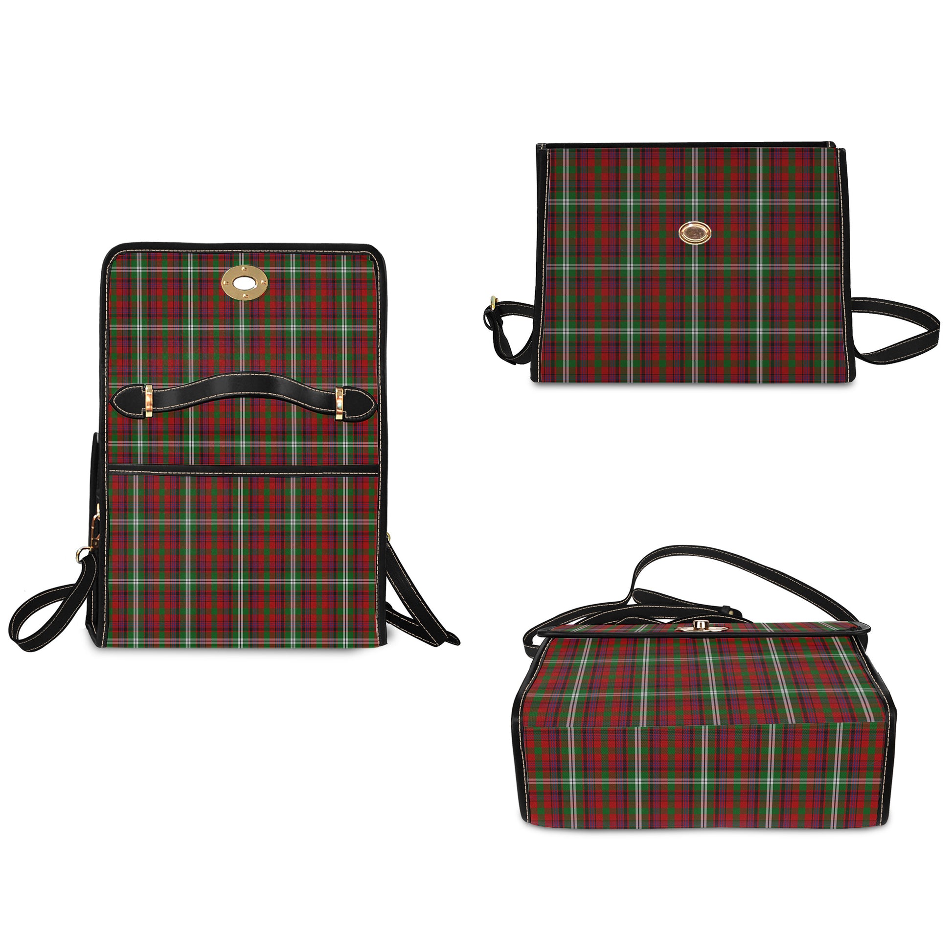 maguire-tartan-leather-strap-waterproof-canvas-bag