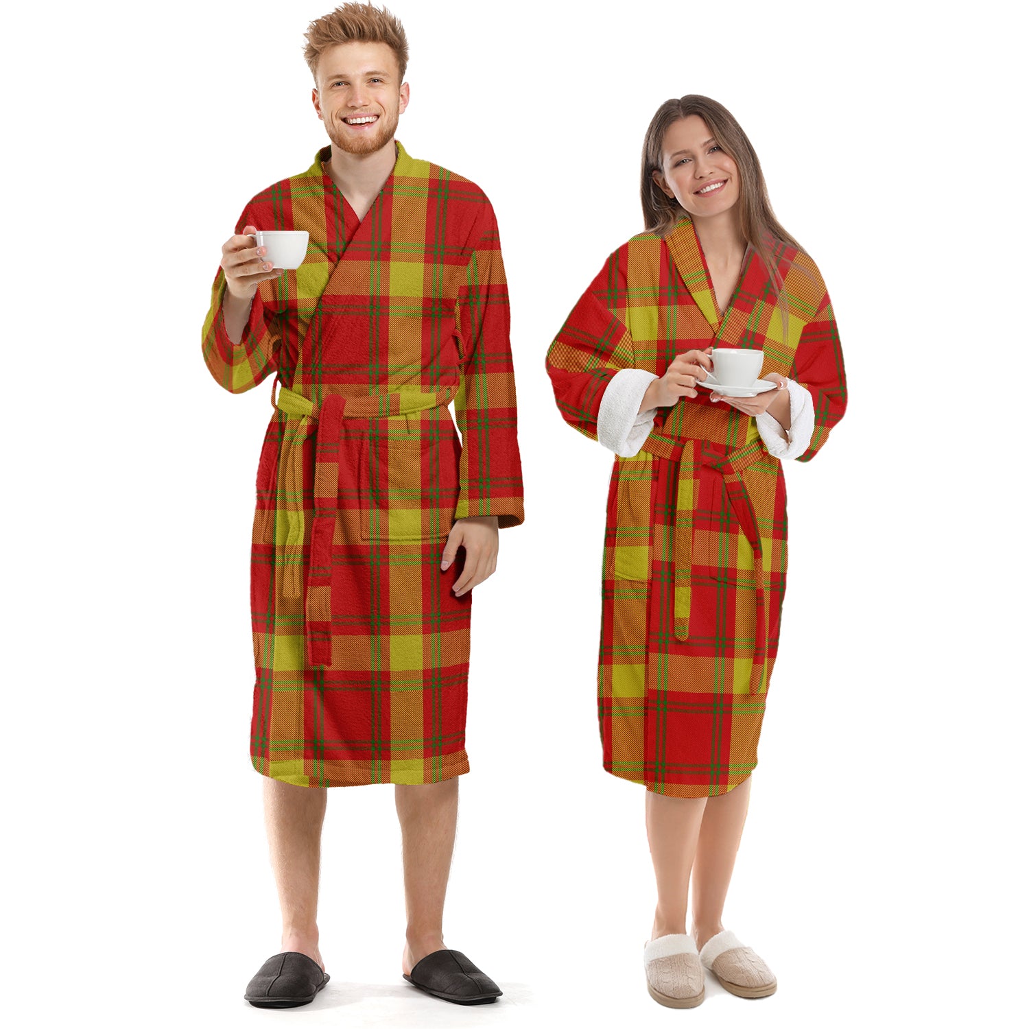 Maguire Modern Tartan Bathrobe Unisex S - Tartan Vibes Clothing