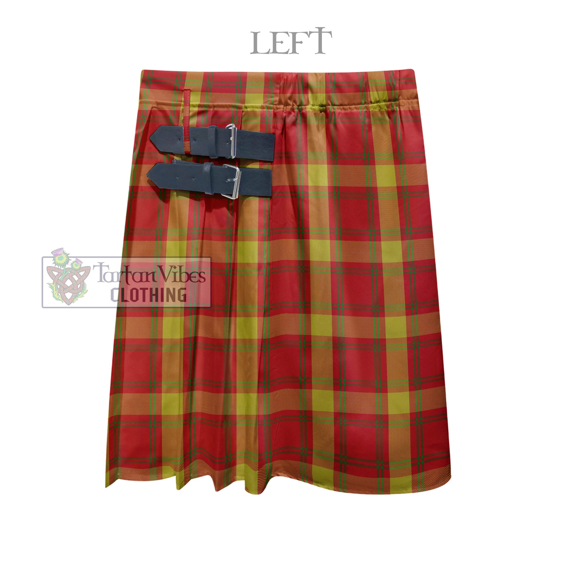 Tartan Vibes Clothing Maguire Modern Tartan Men's Pleated Skirt - Fashion Casual Retro Scottish Style