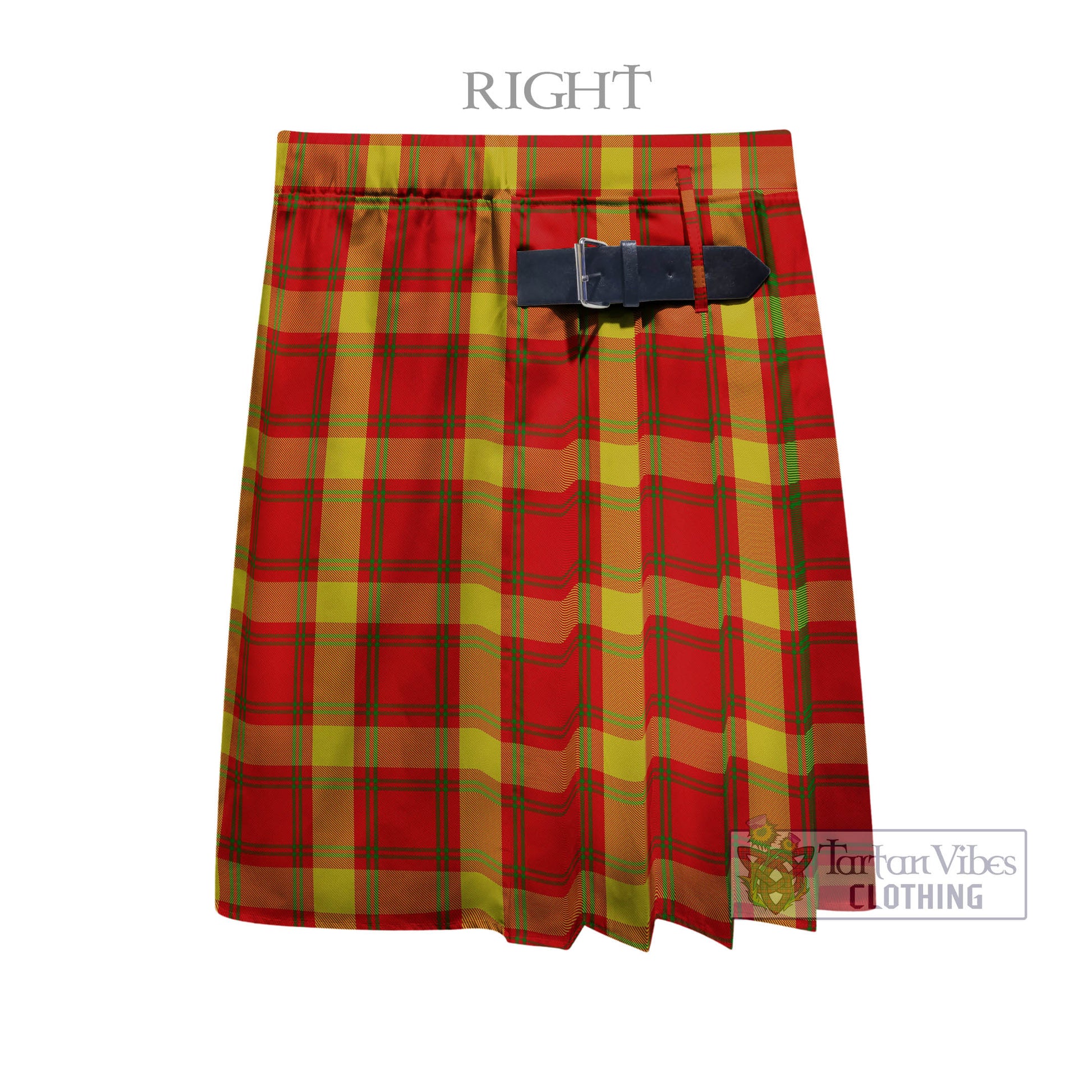 Tartan Vibes Clothing Maguire Modern Tartan Men's Pleated Skirt - Fashion Casual Retro Scottish Style