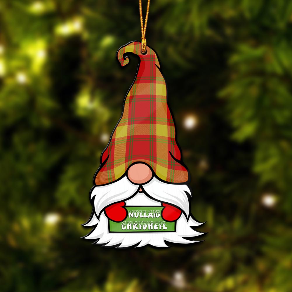 Maguire Modern Gnome Christmas Ornament with His Tartan Christmas Hat - Tartan Vibes Clothing