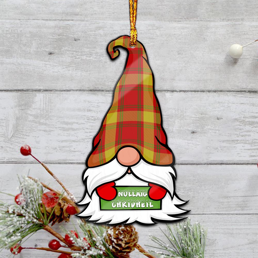 Maguire Modern Gnome Christmas Ornament with His Tartan Christmas Hat - Tartan Vibes Clothing