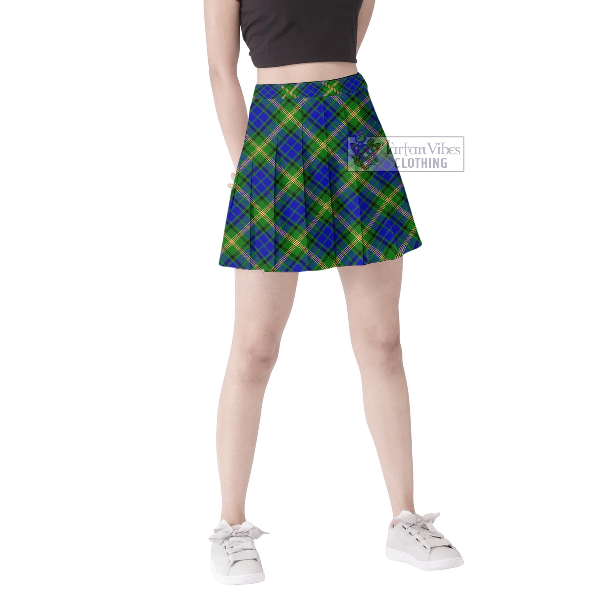 Tartan Vibes Clothing Maitland Tartan Women's Plated Mini Skirt