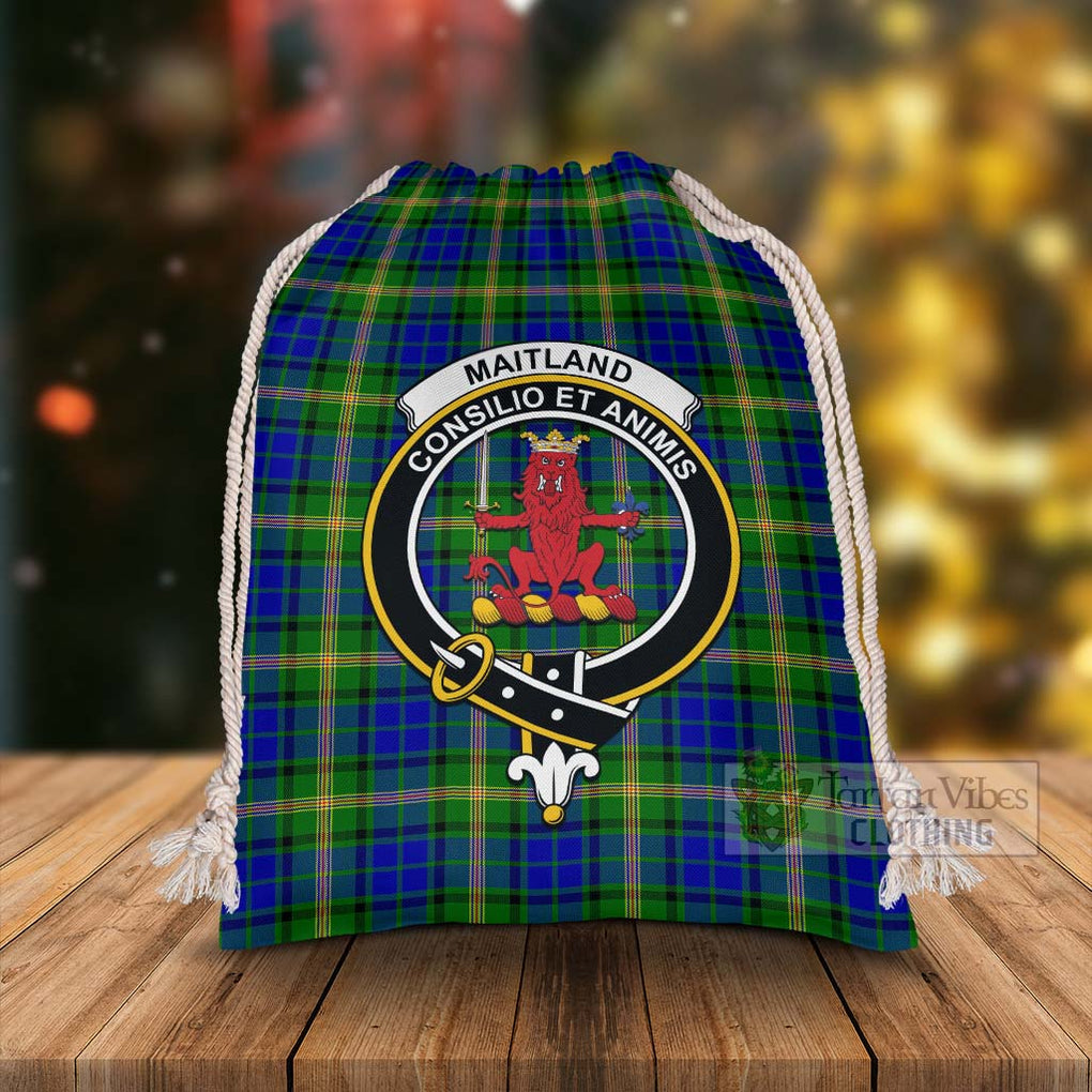 Tartan Vibes Clothing Maitland Tartan Christmas Santa's Bag with Family Crest