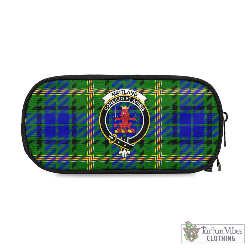 Tartan Vibes Clothing Maitland Tartan Pen and Pencil Case with Family Crest