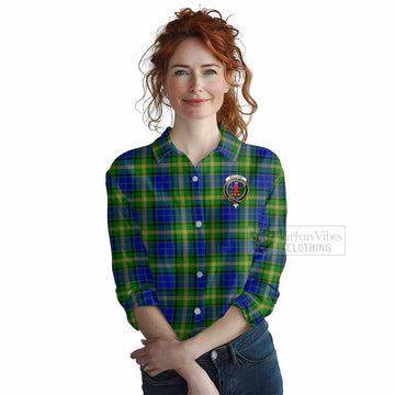 Maitland Tartan Women's Casual Shirt with Family Crest DNA In Me Style