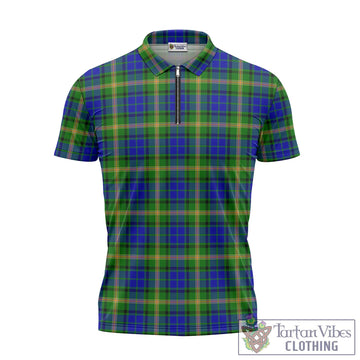 Maitland Tartan Zipper Polo Shirt