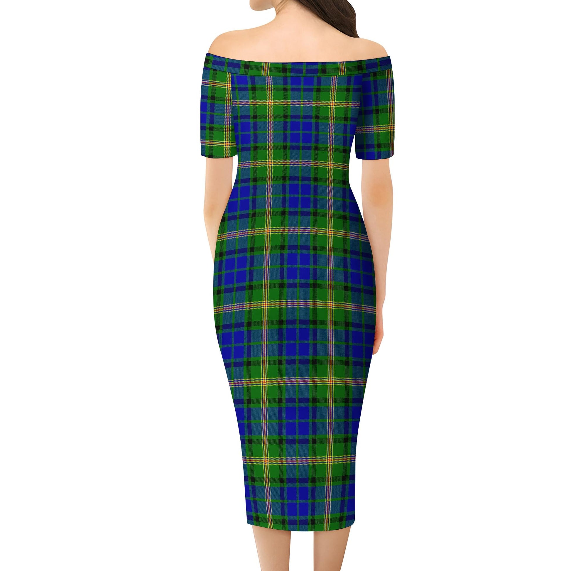 Maitland Tartan Off Shoulder Lady Dress - Tartanvibesclothing