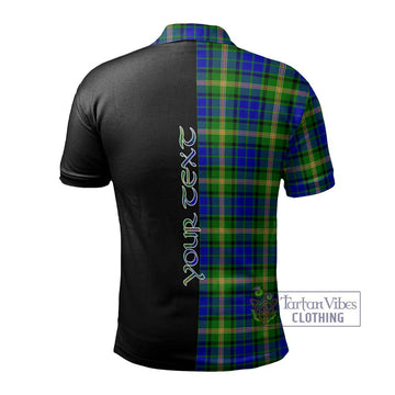 Maitland Tartan Polo Shirt with Family Crest and Half Of Me Style