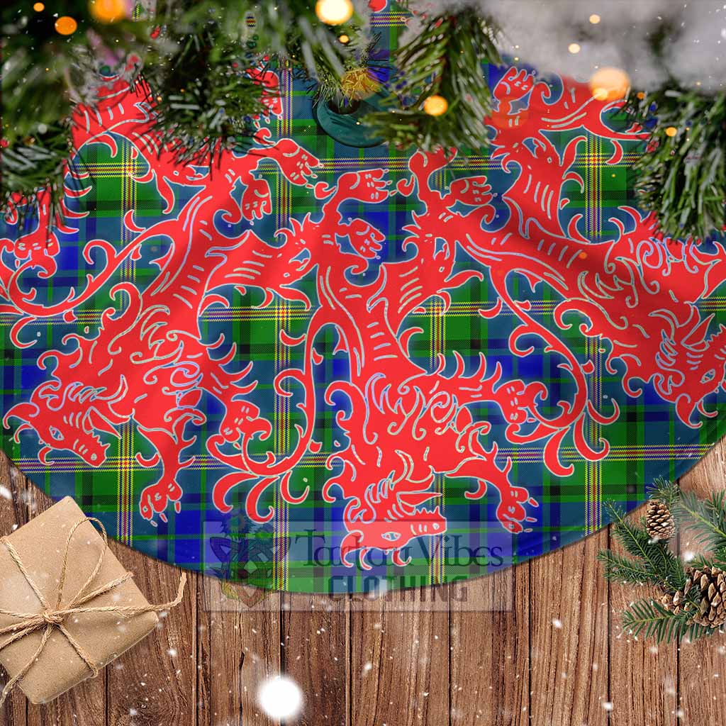 Tartan Vibes Clothing Maitland Tartan Christmas Tree Skirt Lion Rampant Style