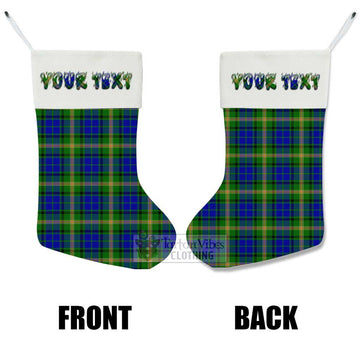 Maitland Tartan Christmas Stocking with Personalized Text