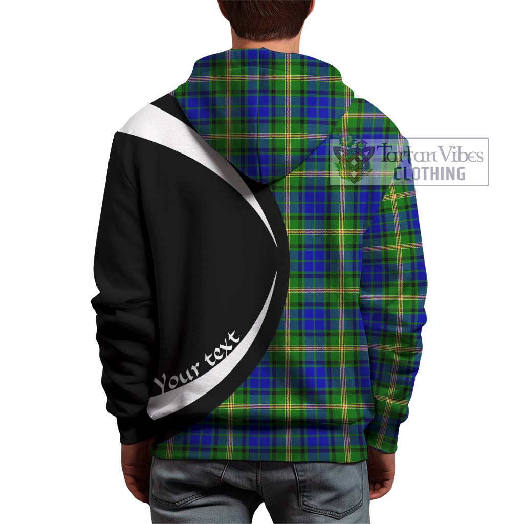 Maitland Tartan Hoodie with Family Crest Circle Style - Tartan Vibes Clothing