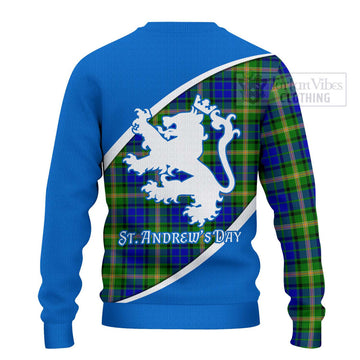 Maitland Family Crest Tartan Ugly Sweater Celebrate Saint Andrew's Day in Style