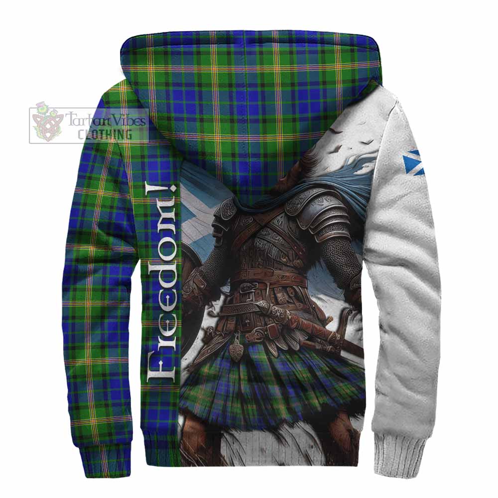 Tartan Vibes Clothing Maitland Crest Tartan Sherpa Hoodie Inspired by the Freedom of Scottish Warrior