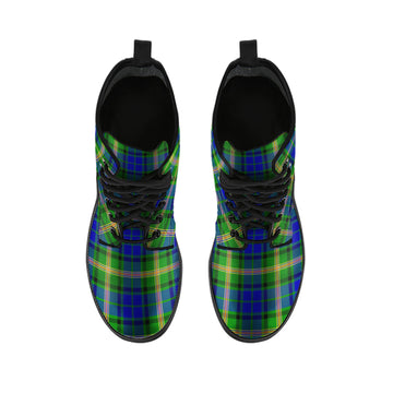 Maitland Tartan Leather Boots